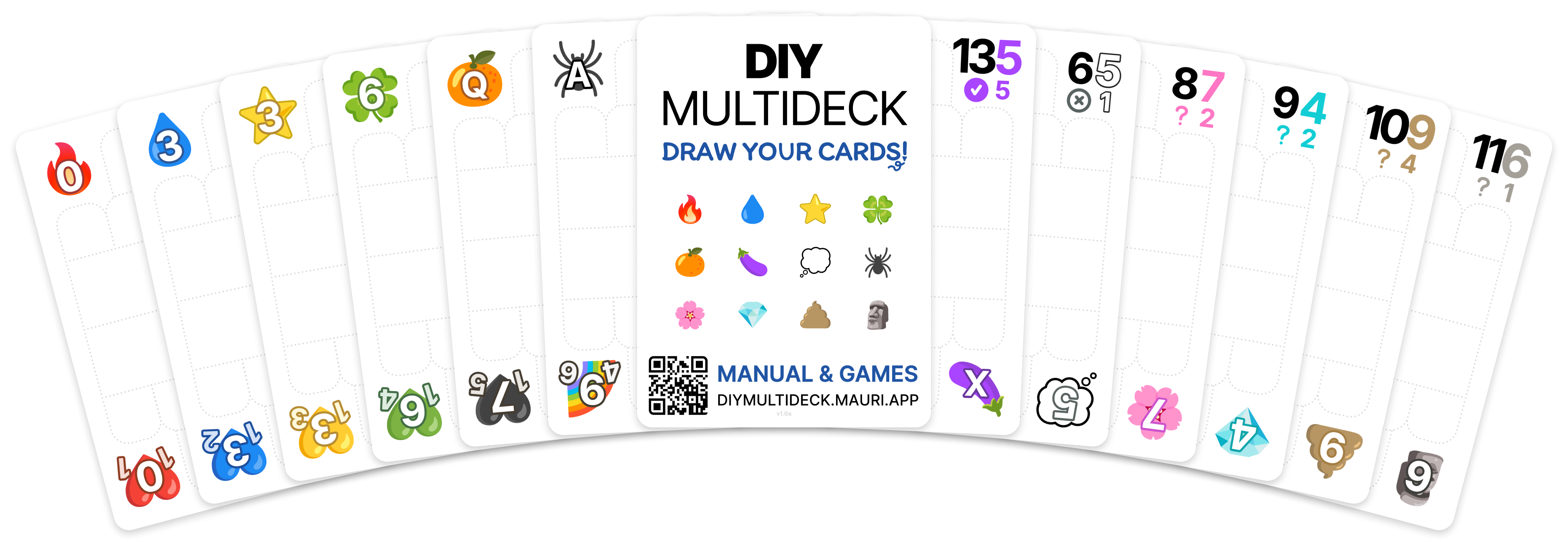 Preview of some cards of The DIY Multideck